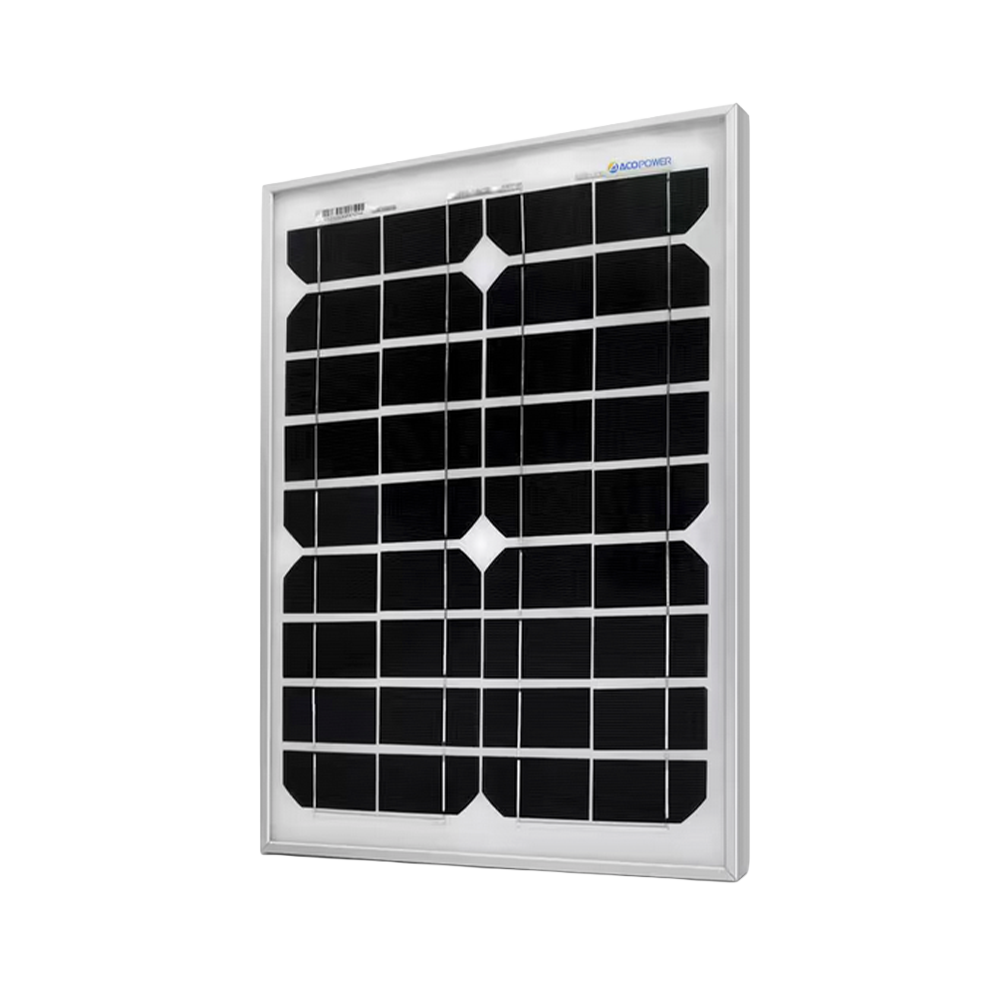 Solar Panel 20 Watt, 12 Volt Mono-Crystalline