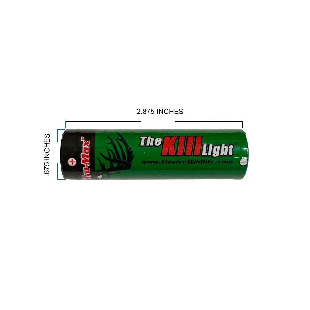 Kill Light Battery-TRU-MAX-Deluxe 21700 5000mAh Rechargeable Batteries, 2 Pack