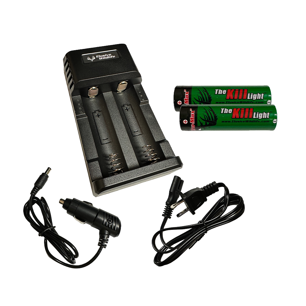 Head Lamp Battery - Charger Upgrade 21700 with 2 Bay Deluxe Charger