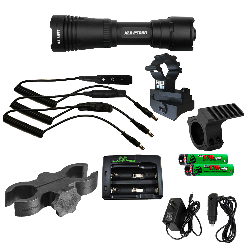 Kill Light XLR 250HD Zoom Focus Hunting Light Package