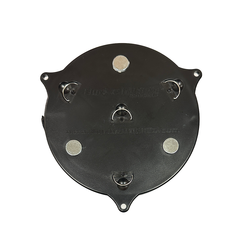 Elusive Wildlife Kill Light 3 Color Feeder Light - Best Hunting Light for Deer Feeders/Hog Hunting - Motion Activated, Portable, Red Green and Amber - Powered by Batteries or Solar Panel