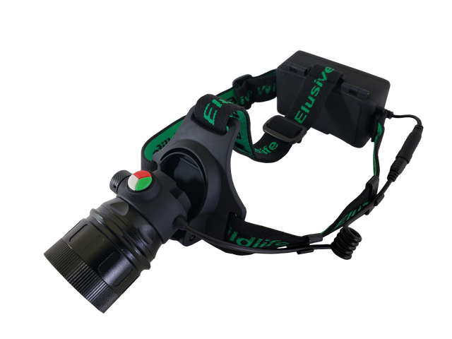 Elusive Wildlife 3-in-1 LED Headlamp Kit with Adjustable Beam for Hunting, Hiking and Camping-Dimmable, Zoomable led headlamp with Over 200 Yards Distance High Power headlamps for Hunters