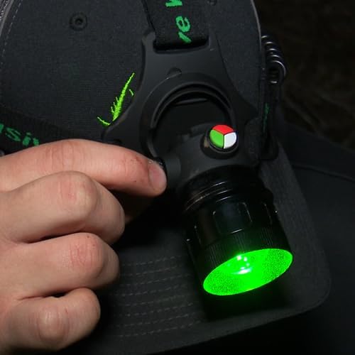 Elusive Wildlife 3-in-1 LED Headlamp Kit with Adjustable Beam for Hunting, Hiking and Camping-Dimmable, Zoomable led headlamp with Over 200 Yards Distance High Power headlamps for Hunters