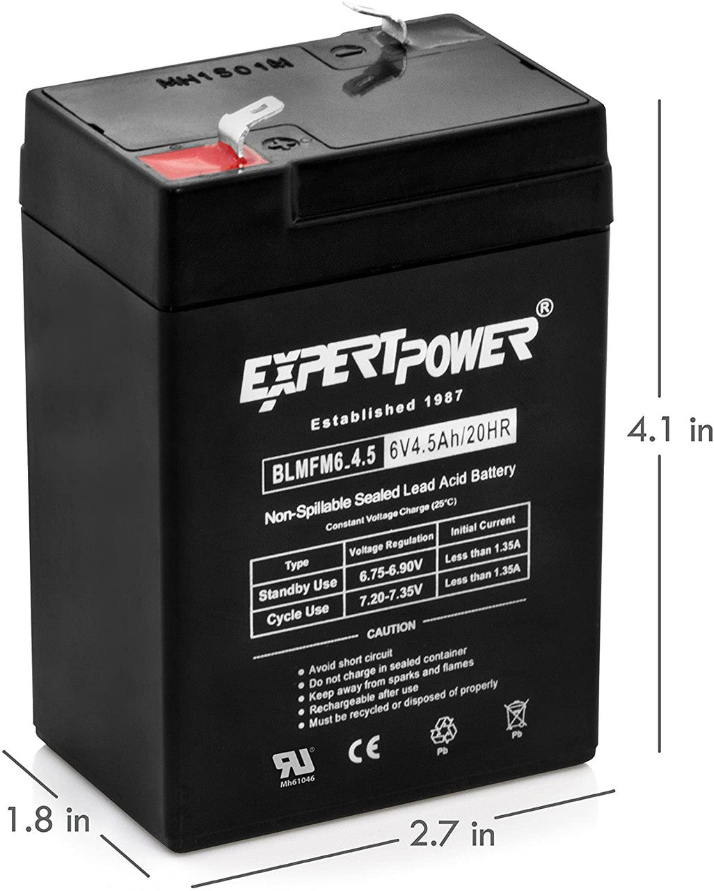 6 Volt 4 amp Rechargeable Battery
