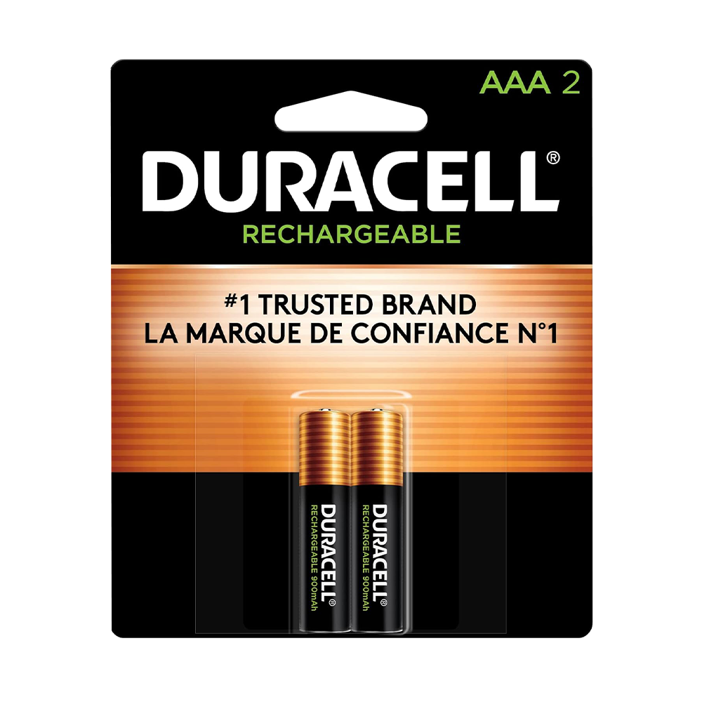 DURACELL Ion Core NmHi Rechargeable Batteries 2 Pack AAA