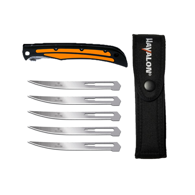 HAVALON Baracuta Series Knives -Black-Blaze Orange -EDGE Blade