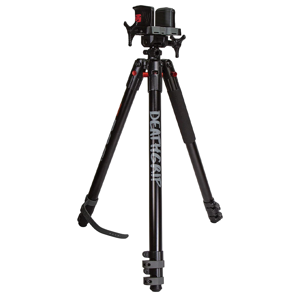 BOG DeathGrip Tripod, Lightweight, Stable Design, Bubble Level, Adjustable Legs, Shooting Rest, and Hands-Free Operation for Hunting, Shooting, and Outdoors
