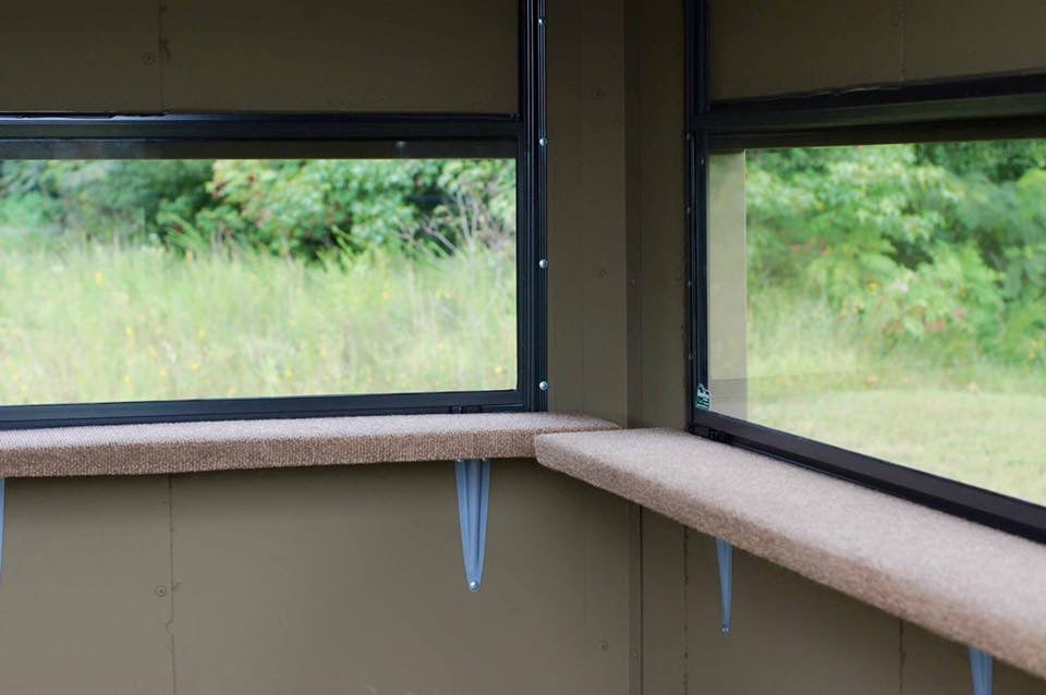 DeerView Blind Window Inside Vertical Mount