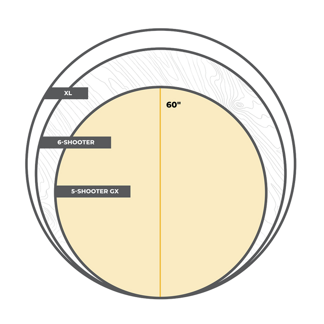 MAVERICK BLINDS Five Shooter -Hunting Blind-Brown-Tinted Windows