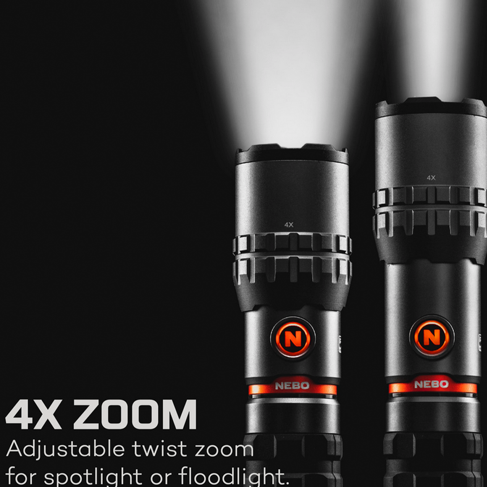 NEBO SLYDE King 2K, Rechargeable, Waterproof, 2000 Lumen Flashlight