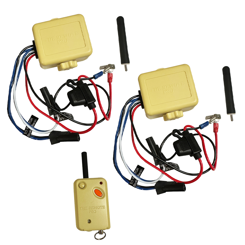 THE REMOTE PRO, 10 Channel Universal Wildlife Feeder Remote Control - Twin Pack