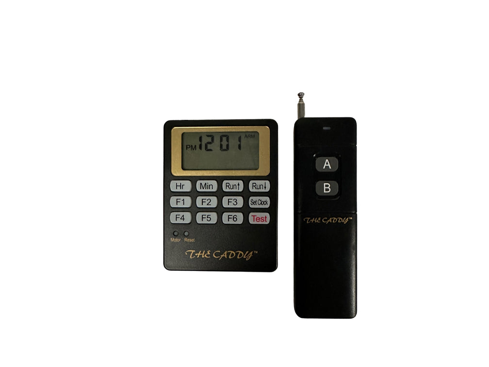 Sendero Outdoors THE CADDY Timer 6 or12 Volt Digital Timer with Wireless Remote for Spin & Light Function