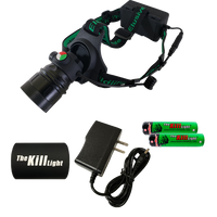 Elusive Wildlife 3-in-1 LED Headlamp Kit with Adjustable Beam for Hunting, Hiking and Camping-Dimmable, Zoomable led headlamp with Over 200 Yards Distance High Power headlamps for Hunters