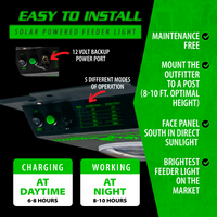 Kill Light Outfitter Solar Powered Motion Activated Night Hunting Light