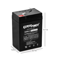 6 Volt 4 amp Rechargeable Battery