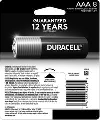 DURACELL Coppertop Battery AAA Cell Coppertop 8 Pack