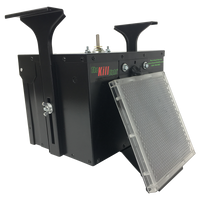 Elusive Wildlife Premium 12 Volt Feeder Control Box with The Timer and Attached Solar Panel