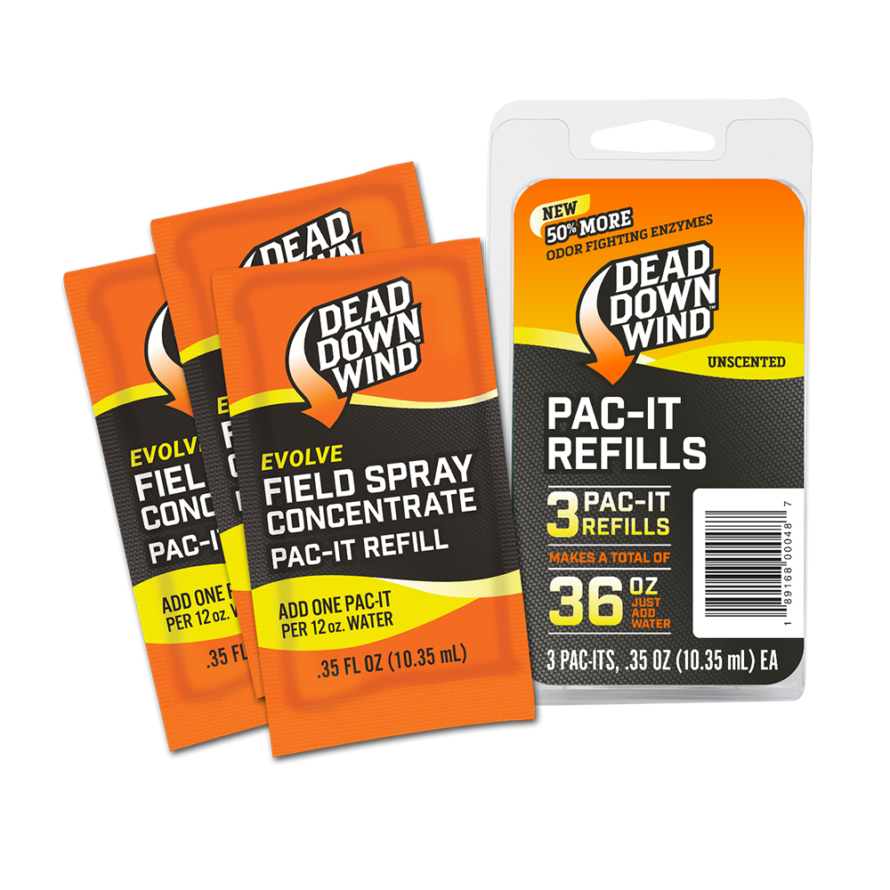 DEAD DOWN WIND -Pac-It Refills Field Spray 3D Plus- 3each, 36oz.