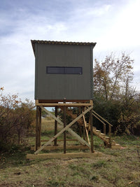 DeerView Blind Window Horizontal Slider Glass Windows for Hunting Blinds and Shooting Houses