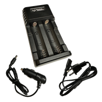 Kill Light Universal Battery Charger Kit-DELUXE 2 BAY