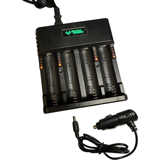 Kill Light Universal Battery Charger Kit- DELUXE 4 BAY