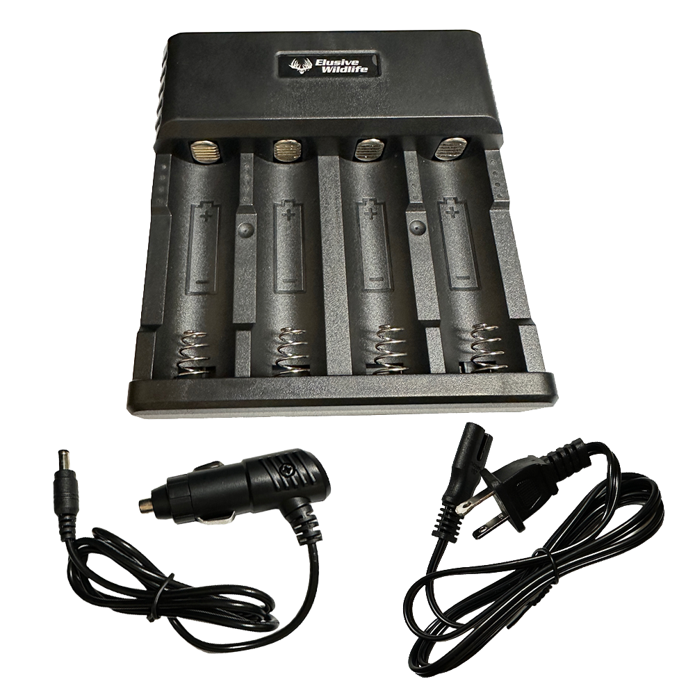Kill Light Universal Battery Charger Kit- DELUXE 4 BAY