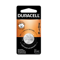 DURACELL CR2016 Battery, 1 Pack