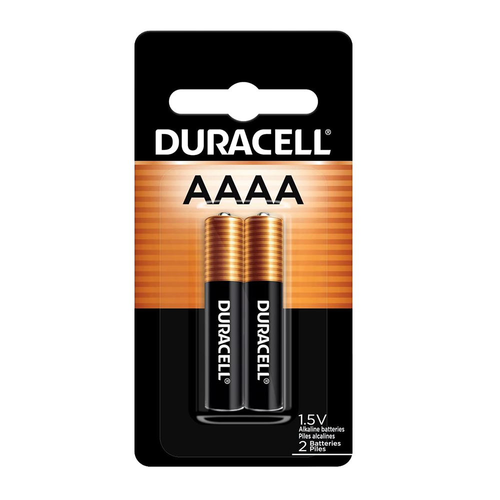 DURACELL AAAA Battery, 2 Pack