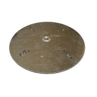 Fish Feeder Scatter Plate, 1/4 inch shaft