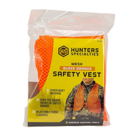 HUNTER SPECIALTIES Vest Mesh Adult Blaze Orange Safety