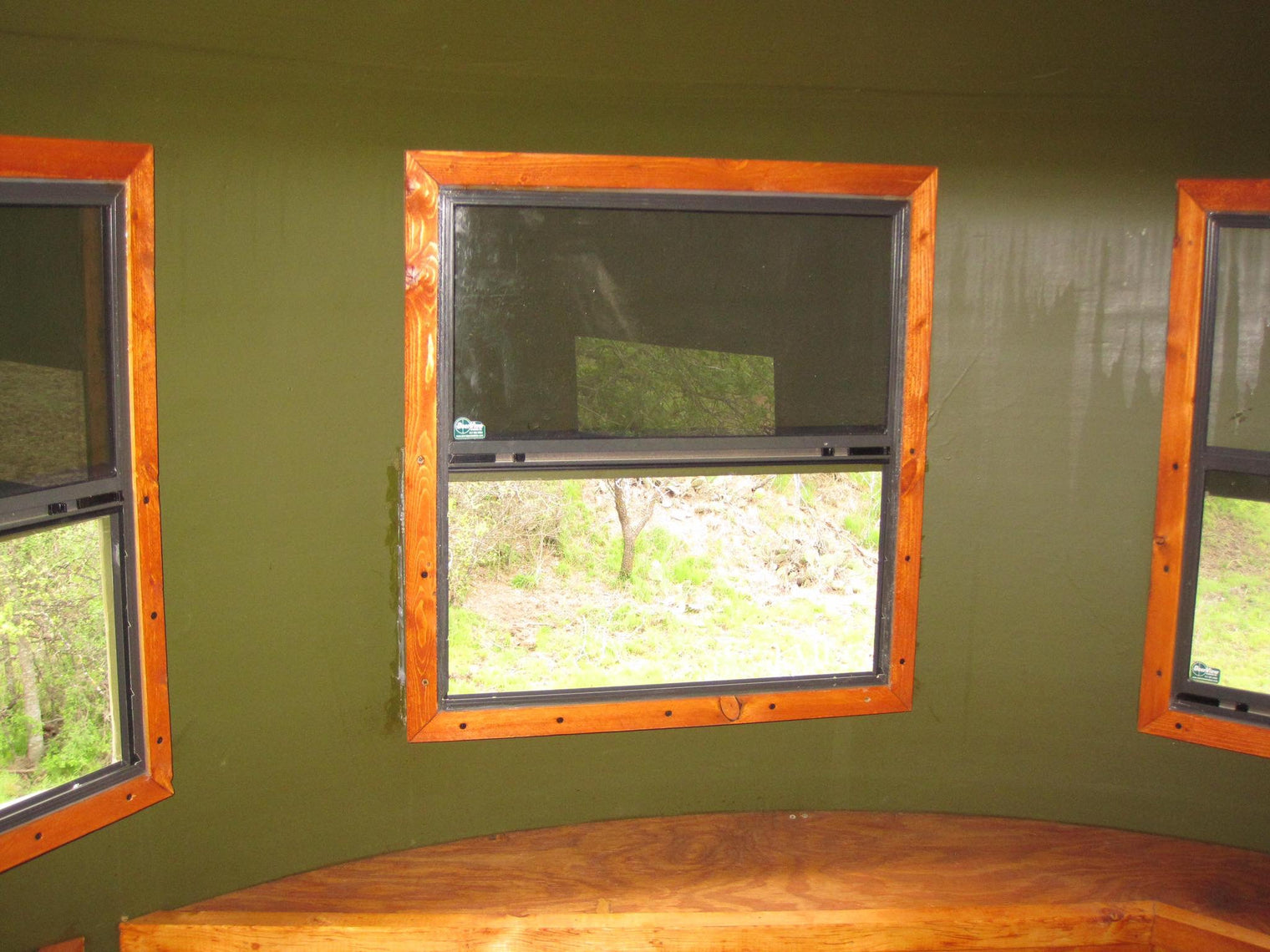 DeerView Blind Window Inside Vertical Mount