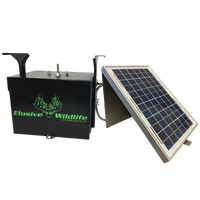 Elusive Wildlife 10 Watt Panel Lower Control Unit for Use with 12 Volt Deep Cycle Marine Batteries