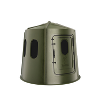 MAVERICK BLINDS Six Shooter -Hunting Blind-Green -Tinted Windows