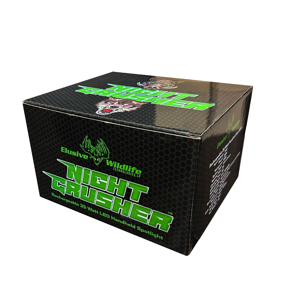 Elusive Wildlife NIGHT CRUSHER 25 Watt LED Handheld Spotlight