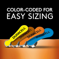 DURACELL 312B Battery, Hearing Aid Battery, 8 Pack
