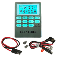 The Timer Wildlife Feeder Controller for Deer, Turkey, Hog and other Wildlife Feeders, 12 volt or 6 volt, Easy to Program and Install with backlit LCD, multiple programmable feed times