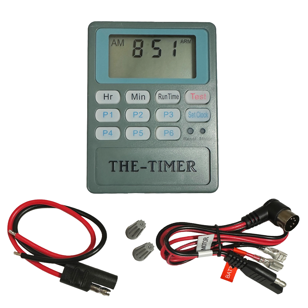 The Timer Wildlife Feeder Controller for Deer, Turkey, Hog and other Wildlife Feeders, 12 volt or 6 volt, Easy to Program and Install with backlit LCD, multiple programmable feed times