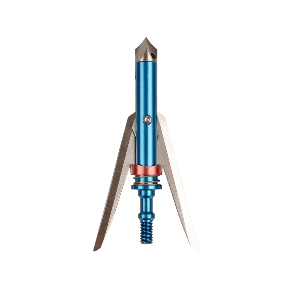 The Veteran Broadhead, Mechanical Broadhead, 100 Grain, Compound and Crossbow Use, 3 Pack